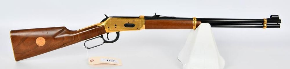 Lot 1167: Winchester .30-30 Golden Spike United By Rail