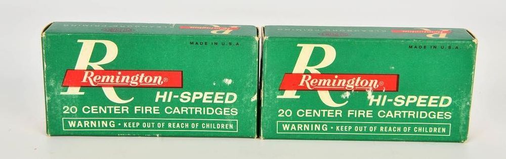 Lot 1180: 40 Rounds Of Remington .222 Rem Mag Ammo