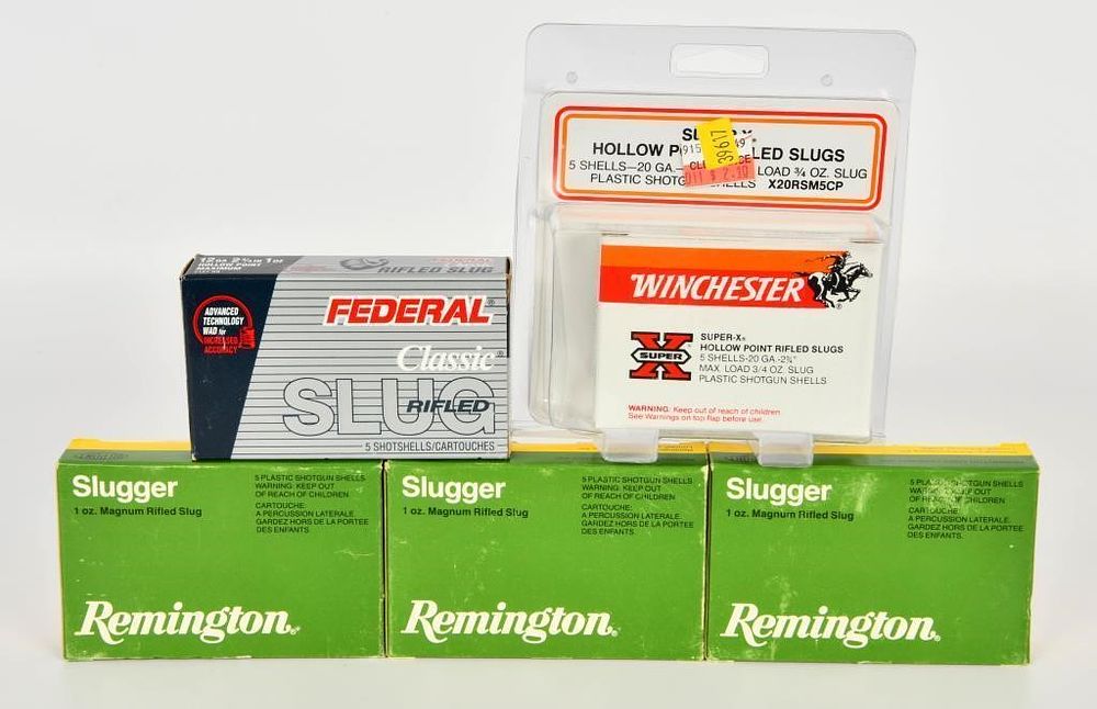Lot 1195: 25 Rounds Of 12 Ga Sluggers & Rifled Slugs