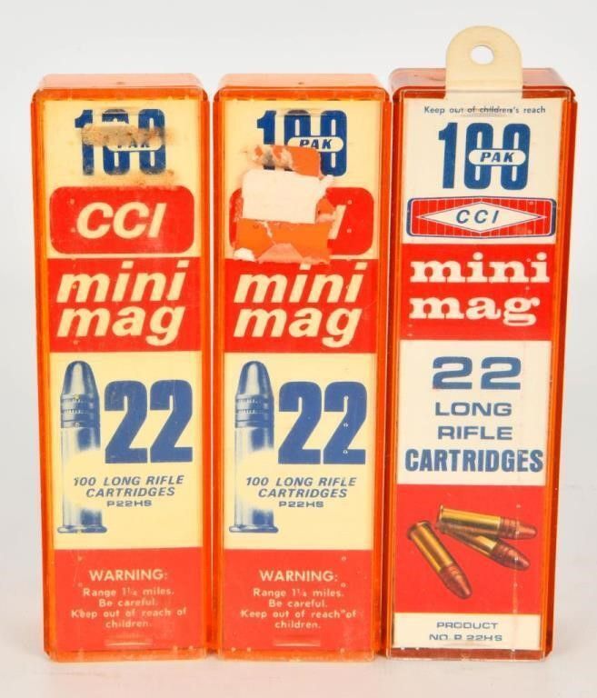 Lot 1210: 300 Rounds of CCI Mini Mag .22 LR Ammunition