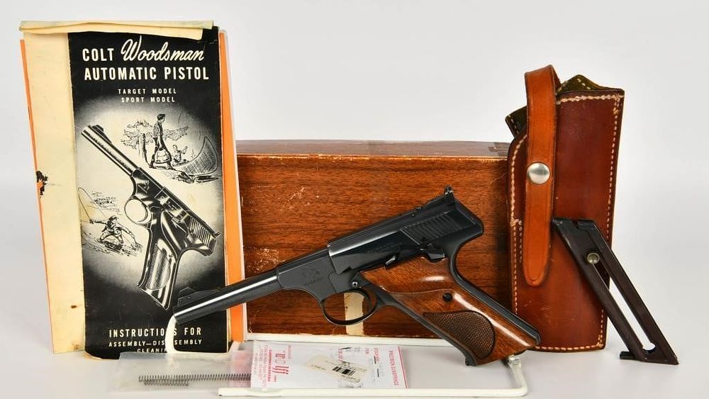 Lot 1212: Boxed Colt Woodsman Sport Model Pistol .22 LR