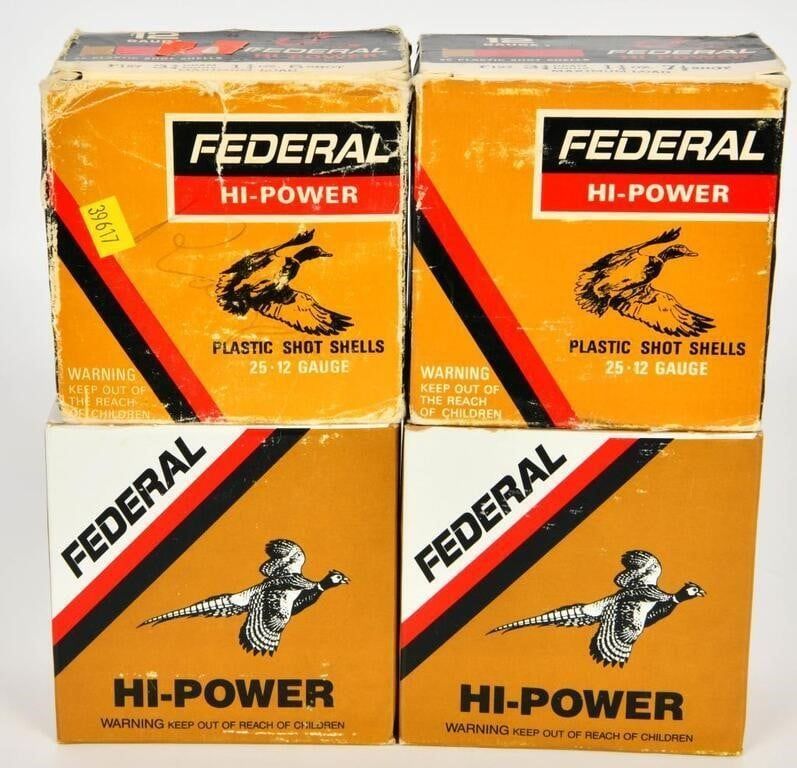 Lot 1225: 100 Rounds Of Federal 12 Ga Shotshells