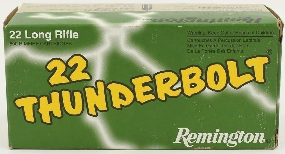 Lot 1232: 500 Rounds Of Remington Thunderbolt .22 LR Ammo...