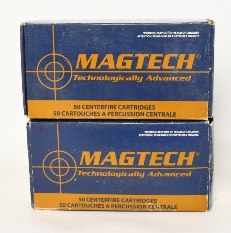 Lot 1237: 80 rounds of Magtech .45 ACP Ammunition