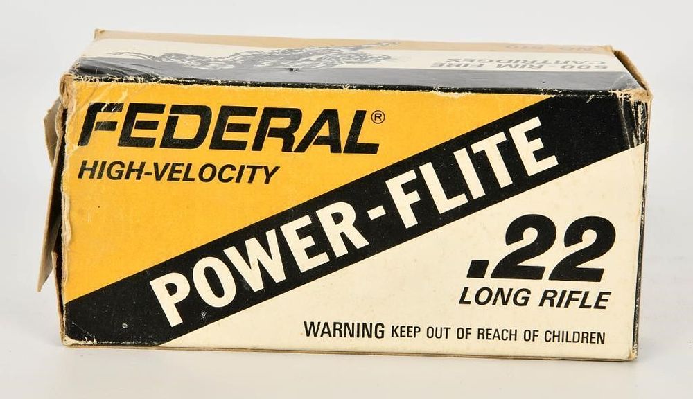 Lot 1240: 500 Rounds of Federal .22 LR Ammunition