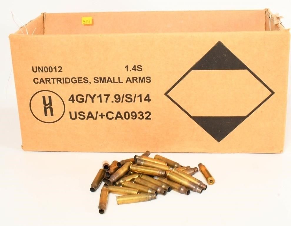 Lot 1241: Approx 500 Count Of Empty .223 Rem Brass Casings