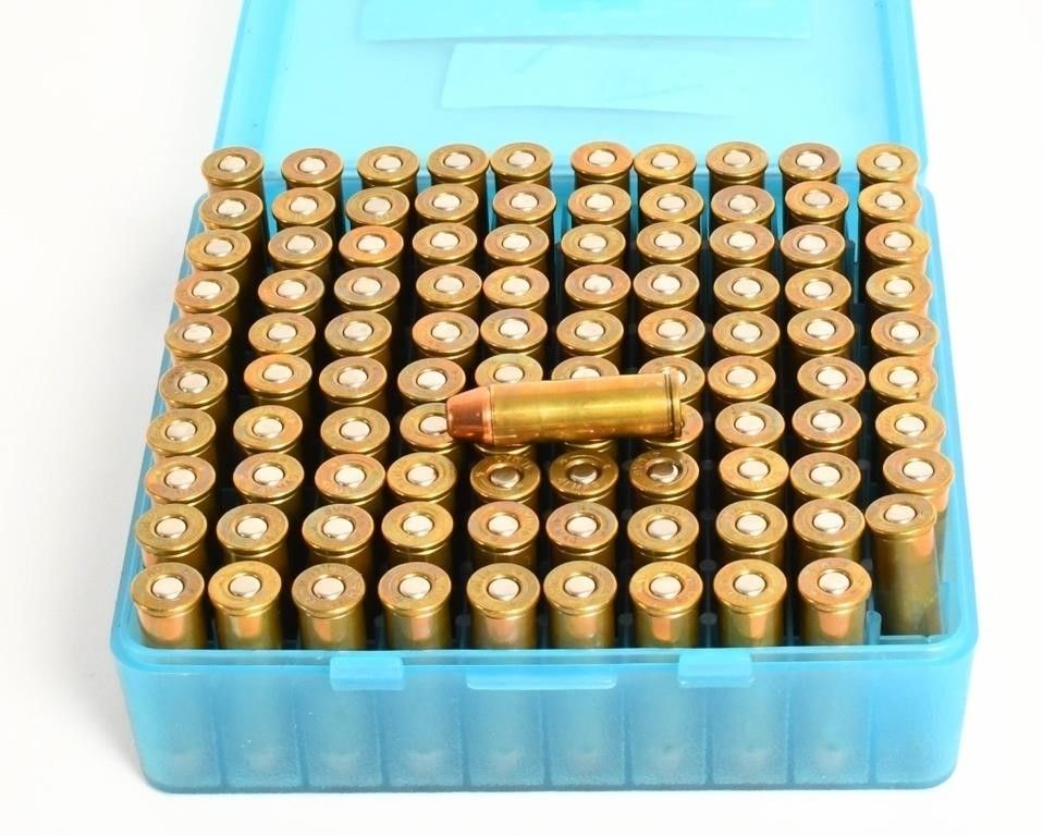 Lot 1297: 100 Rounds Of Reman .41 Magnum Ammunition