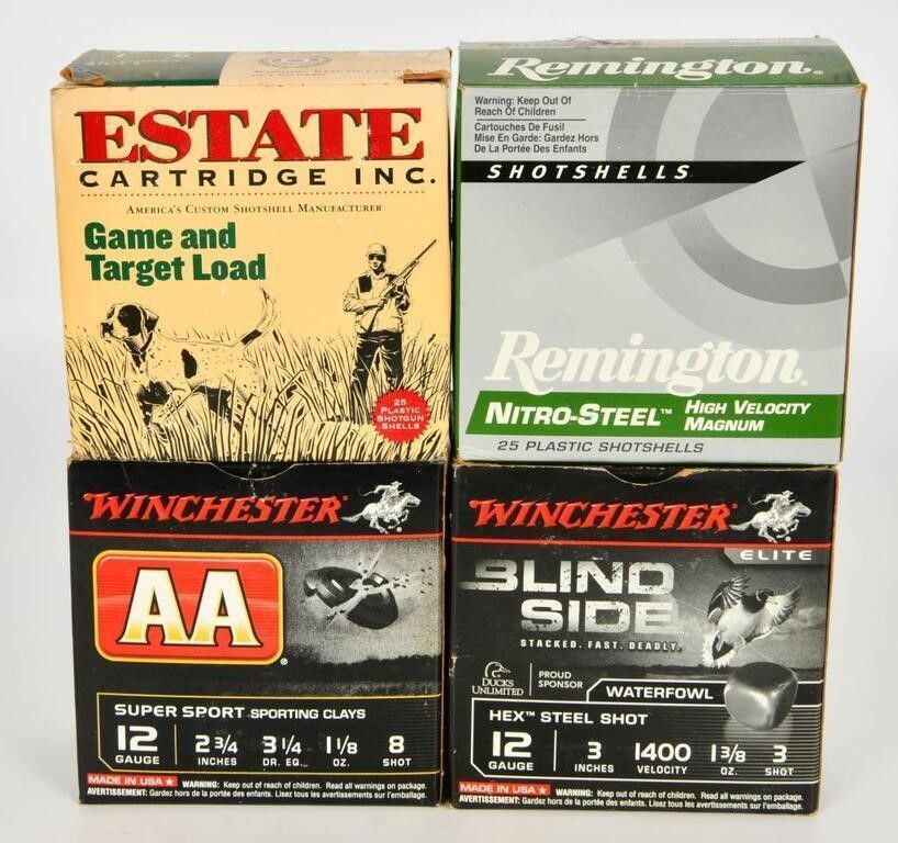 Lot 1300: 75 Rounds Of Various 12 Gauge Shotshells
