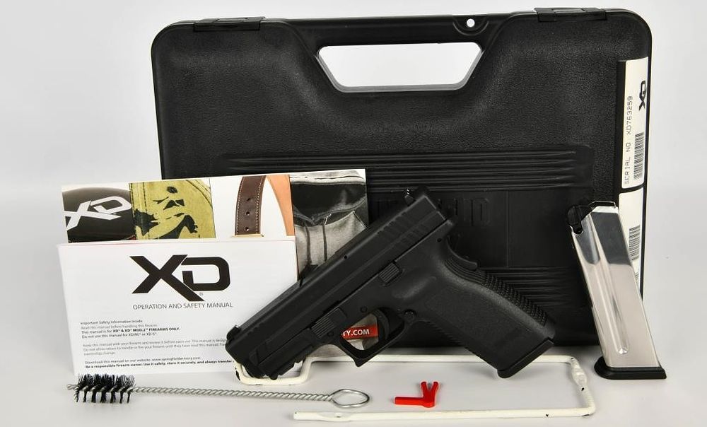 Lot 1308: Springfield XD Service Model Semi Auto Pistol .45