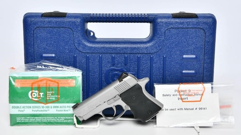 Lot 1326: Stainless Colt Pocket Nine Semi Auto Pistol 9MM