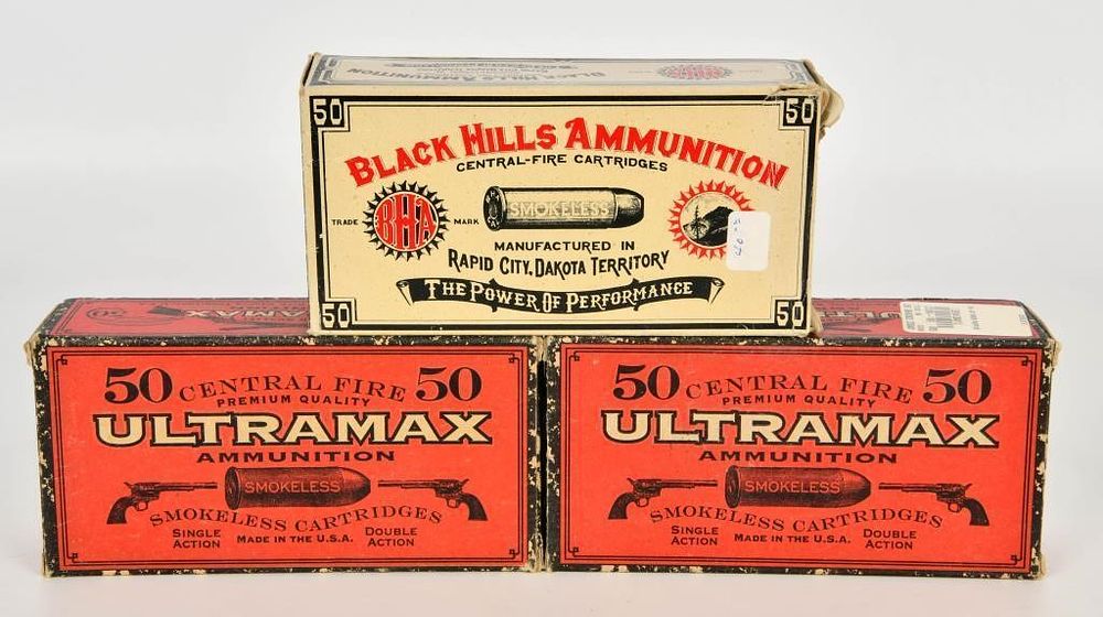 Lot 1327: 75 Rounds Of .38-40 Ammo W/ Empty Brass Casings