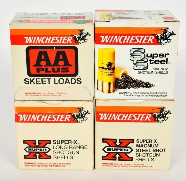 Lot 1345: 100 Rounds of Winchester 20 Ga Shotshells