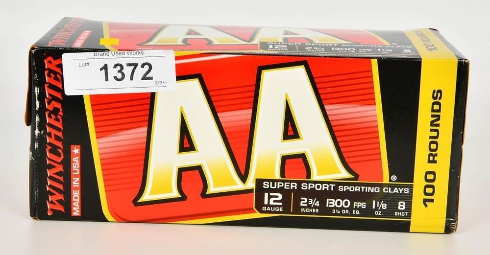 Lot 1372: 100 Count of Winchester AA Heavy Target Load 12 Ga