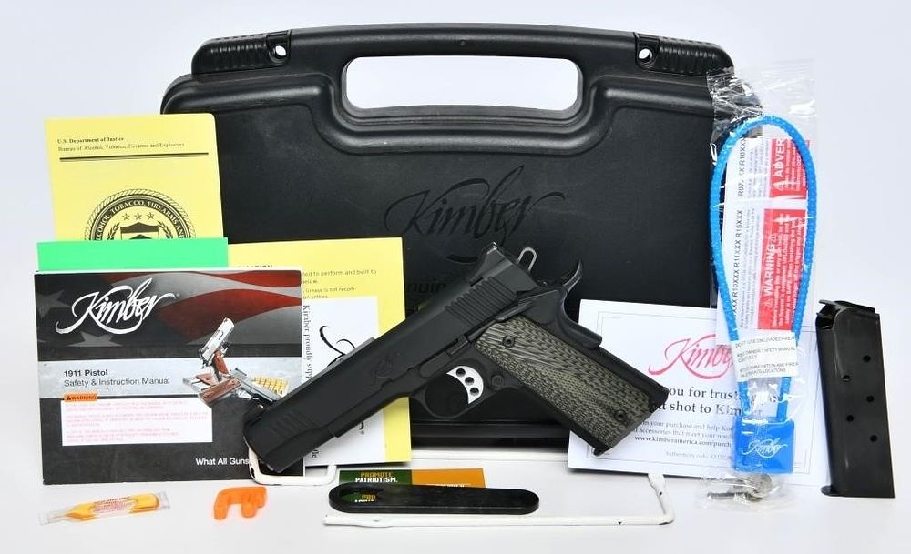 Lot 1416: Kimber 1911 Custom TLE II Semi Auto Pistol .45 ACP