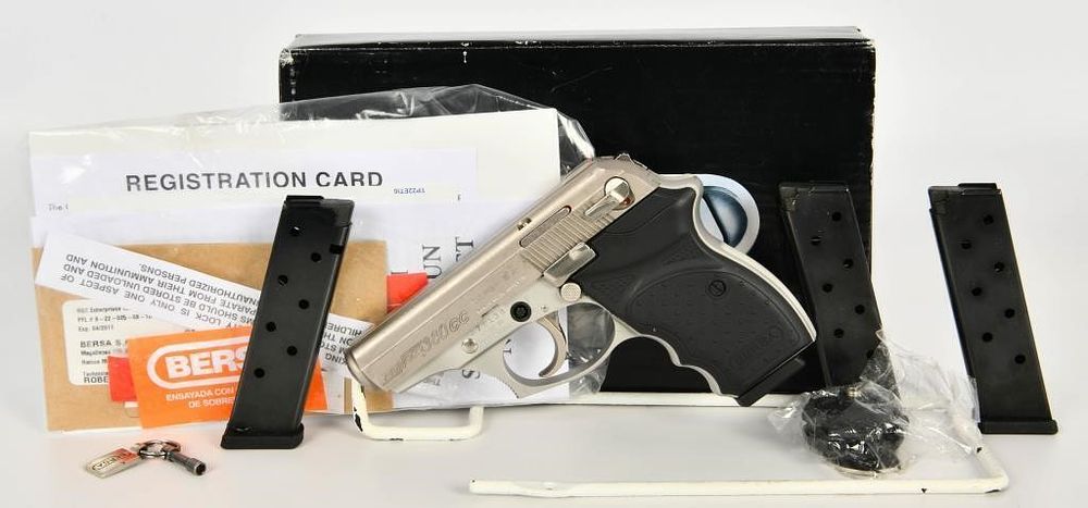 Lot 1422: Bersa Thunder .380 CC Semi Auto Pistol