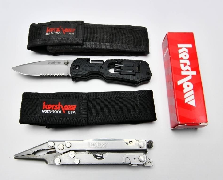 Lot 1427: Kershaw Folding Knife & Multi Tool