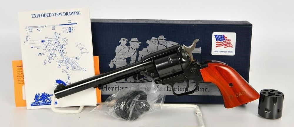 Lot 1434: Heritage SAA Rough Rider Revolver Combo