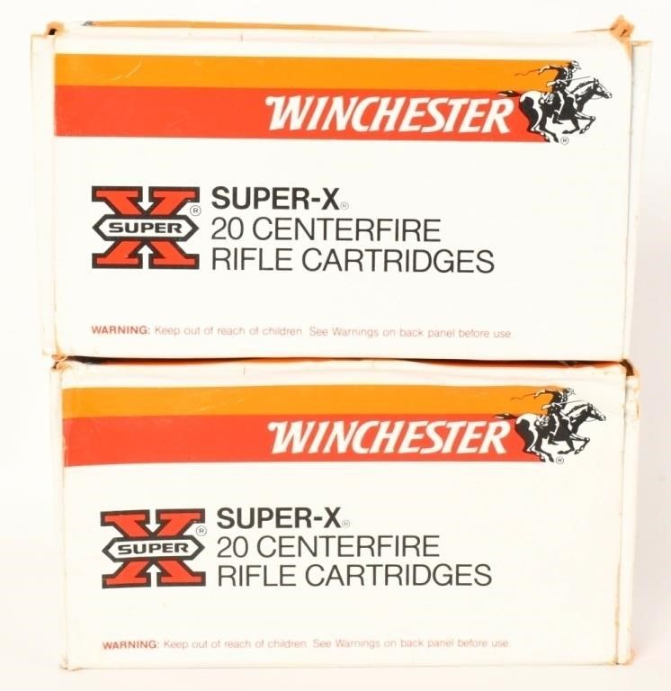 Lot 1438: 40 Rounds of Winchester .458 Win Mag Ammunition