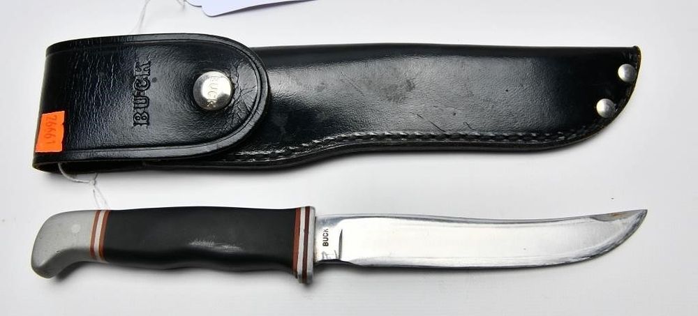 Lot 1439: Old Buck Fisher Skinner Fixed Blade Knife