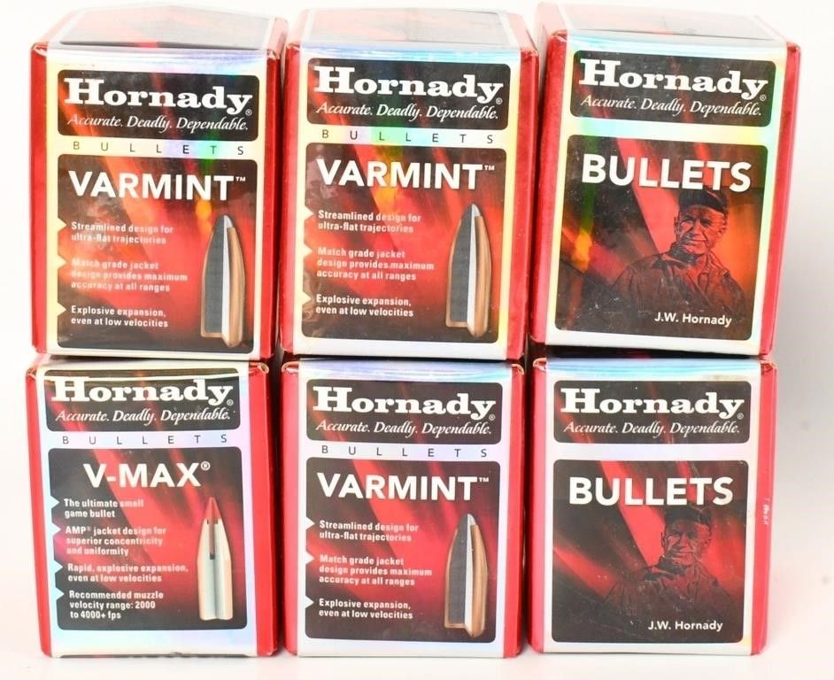 Lot 1451: Approx 600 Count Of Hornady .22 Caliber Bullet
