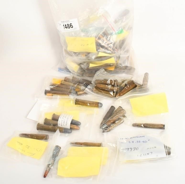Lot 1486: Large Lot of Various Caliber Collector Ammunition