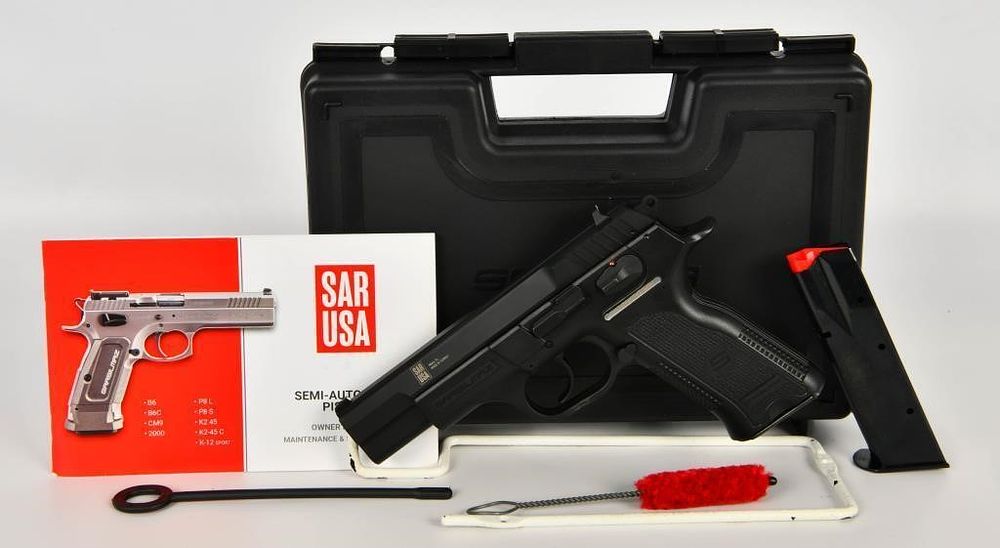 Lot 1518: Brand New SAR USA B6 Semi Auto Pistol 9MM