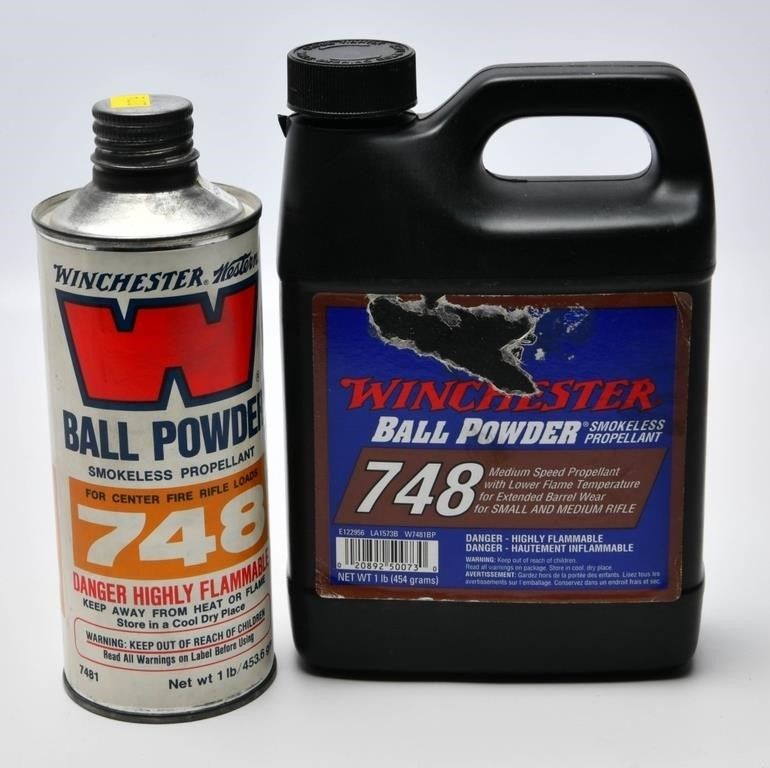 Lot 1538: Approx 2 LBS Of Winchester 748 Ball Gun Powder