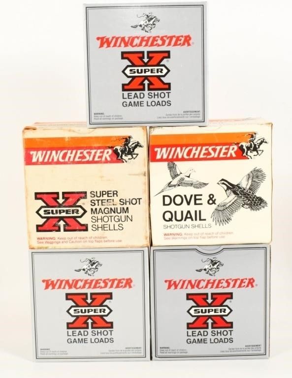 Lot 1582: 125 Rounds Of Winchester 12 Gauge Shotshells