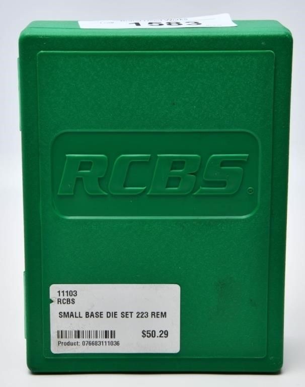Lot 1583: RCBS Small Base Reloading Dies For .223 Rem