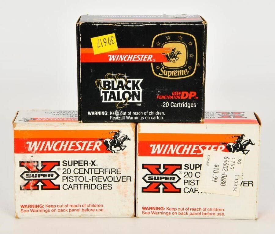 Lot 1603: 60 Rounds Of Winchester 10mm Auto Ammunition