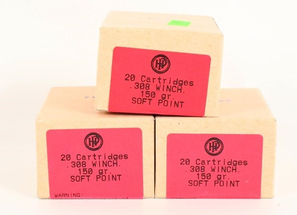 Lot 1609: 60 Rounds Of .308 Winchester SP Ammunition