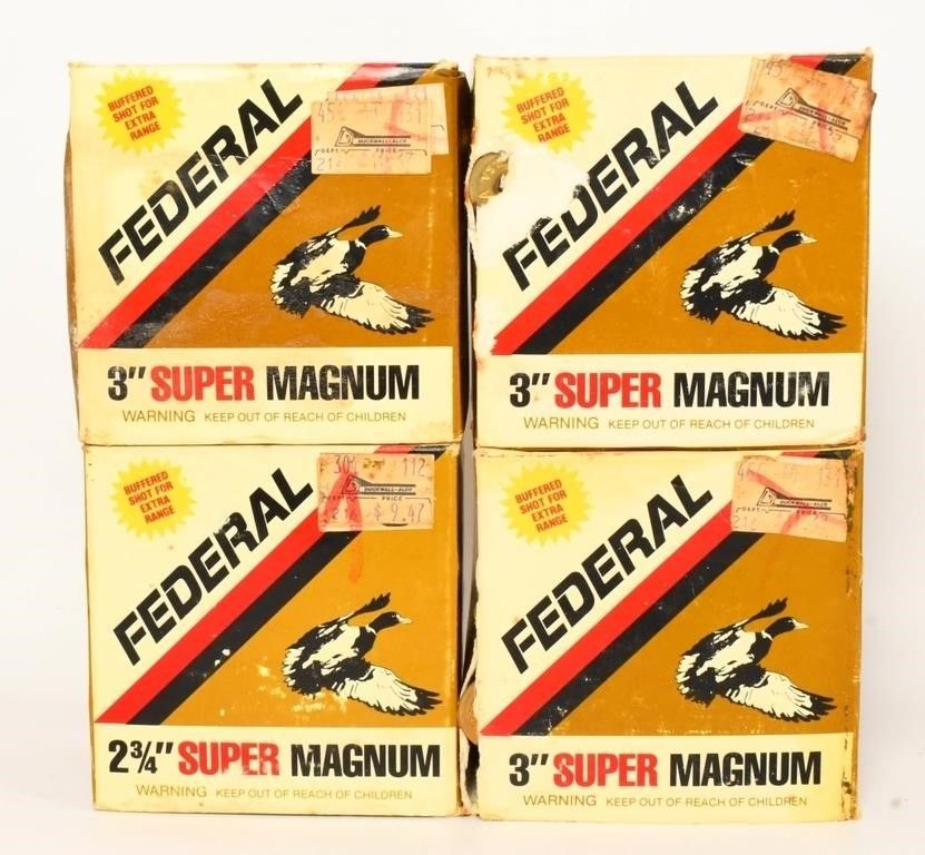 Lot 1612: Approx 85 Rounds Of Federal 12 Ga Mag Shotshells