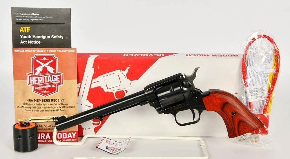 Lot 1638: NEW Heritage Manufacturing Rough Rider SAA Combo