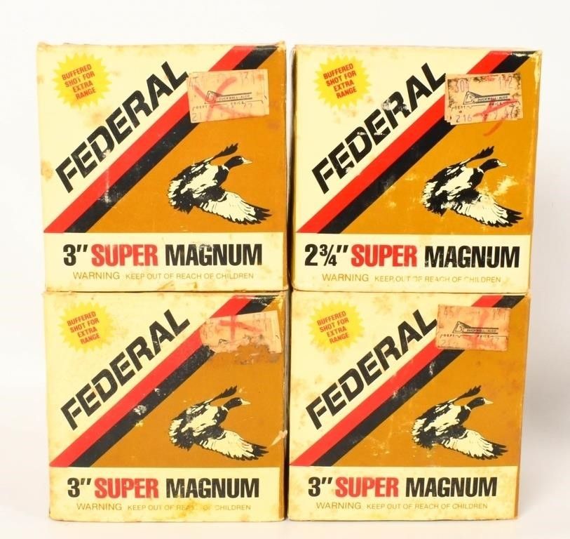 Lot 1642: 100 Rounds Of Federal 12 Gauge Shotshells
