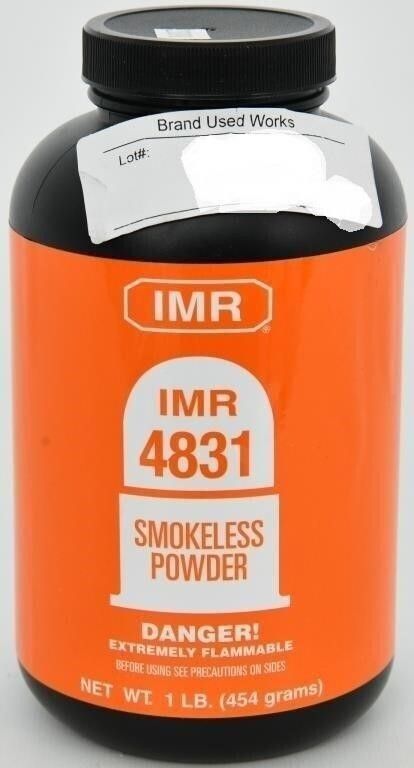 Lot 1658: IMR 4831 Smokeless Powder 1lb bottle