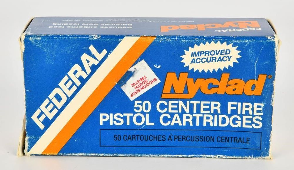Lot 1681: 50 Rounds Of Federal Nyclad .38 SPL +P Ammo