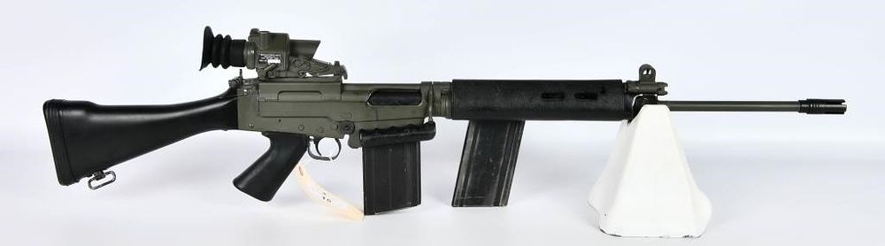 Lot 15: Imbel FN FAL Battle Rifle .308 W/ TriLux Scope