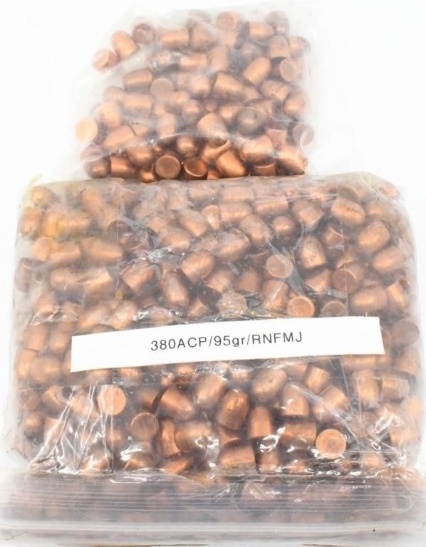 Lot 79: Approx 300 Count Of .380 ACP Bullet Tips