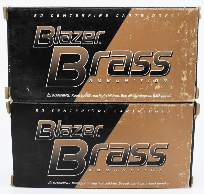 Lot 88: 100 Rounds Of Blazer Brass .357 Mag Ammunition