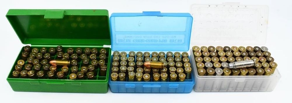 Lot 103: 150 Rounds Of Reman 9mm & .38 S&W Ammo