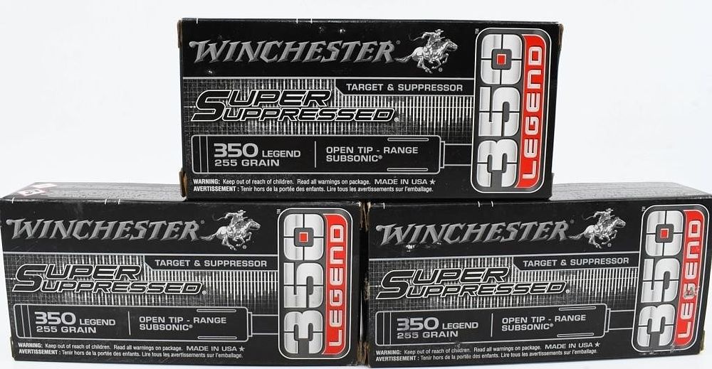 Lot 106: 60 Rounds Of Winchester .350 Legend Ammo
