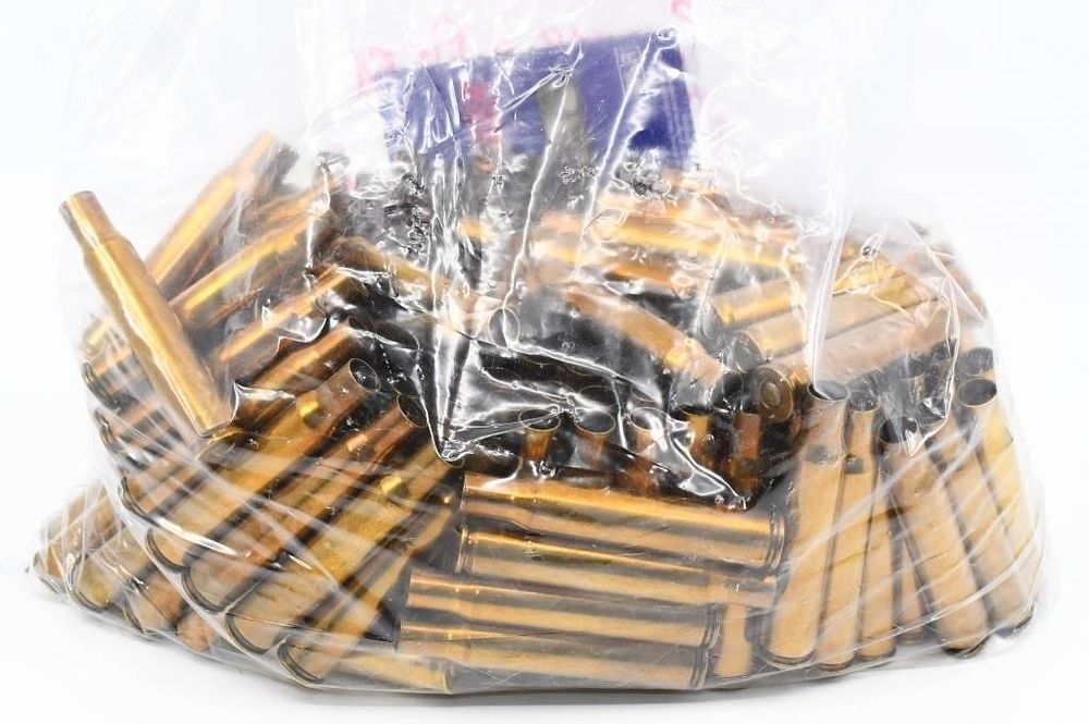 Lot 119: 176 Ct Of Primed .30-06 Empty Brass Casings