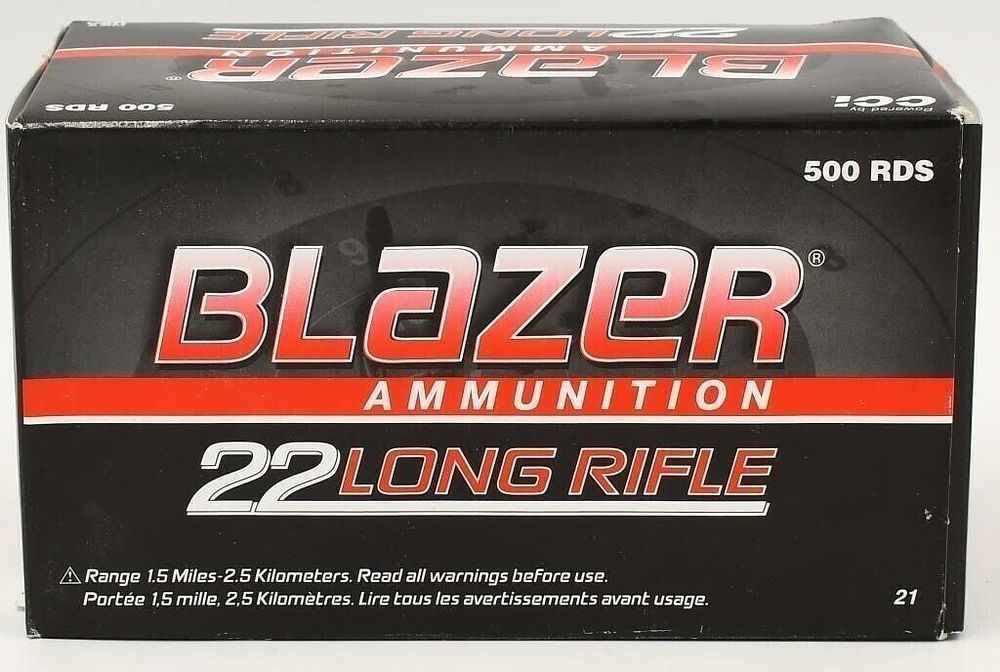 Lot 130: 500 Rounds Of Blazer .22 LR Ammunition