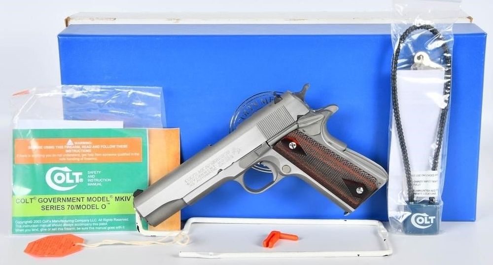 Lot 150: Colt 1911 Series 70 Government .45 ACP Stainless