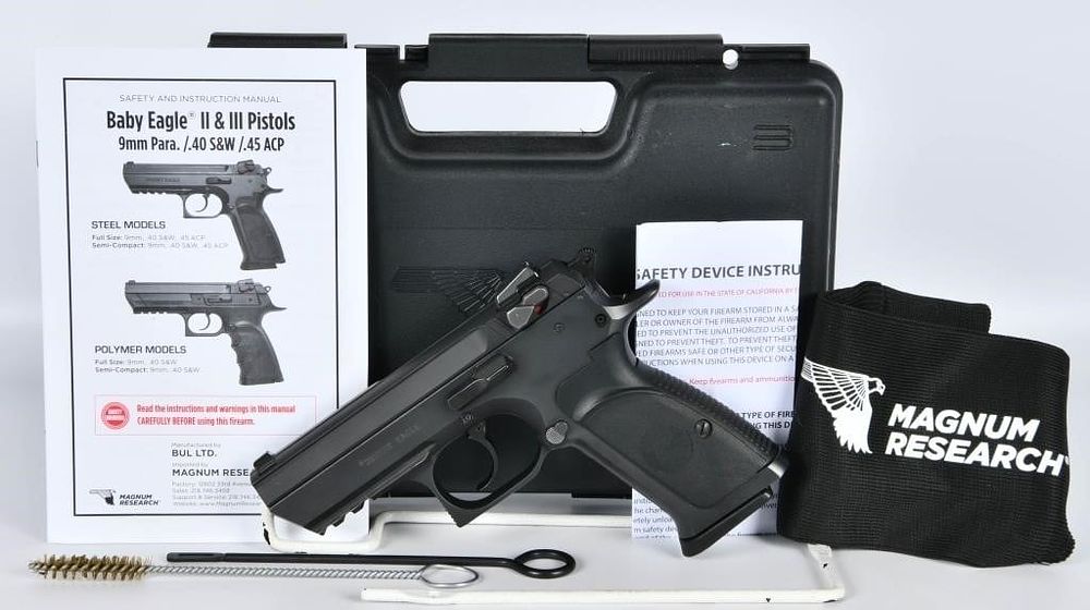 Lot 168: Magnum Research Baby Desert  Eagle Semi-Auto .40