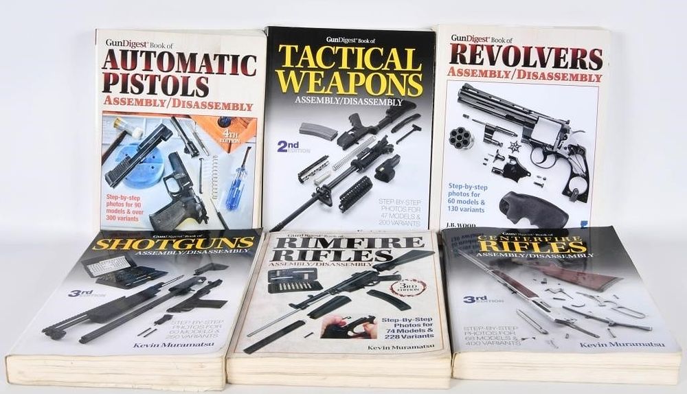 Lot 182: 6 Gun Digest Firearms Paperback Books