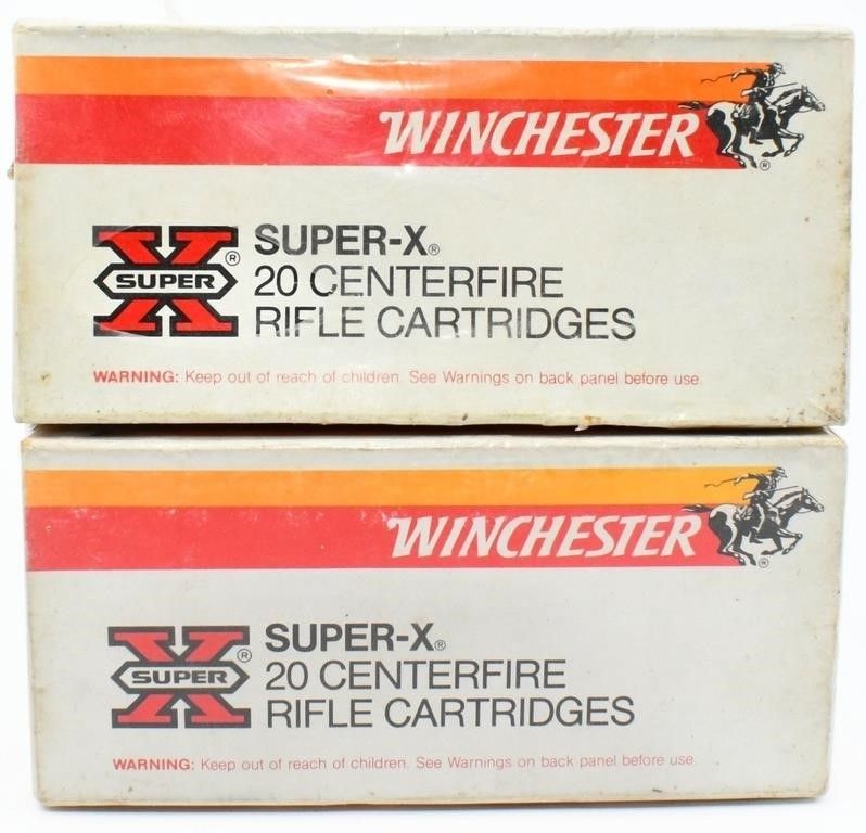 Lot 220: 40 Rounds Of Winchester .356 Win Ammunition