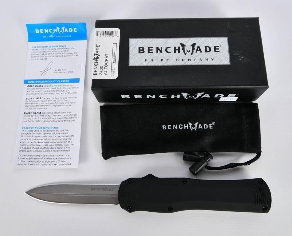 Lot 263: New In Box Benchmade 3400 Autocrat Knife