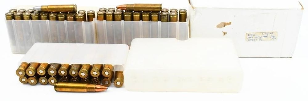 Lot 265: 80 Rounds Of Reman .358 Win Ammunition