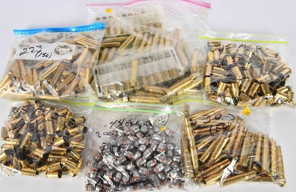 Lot 269: Lot Of Various Caliber Empty Brass Casings